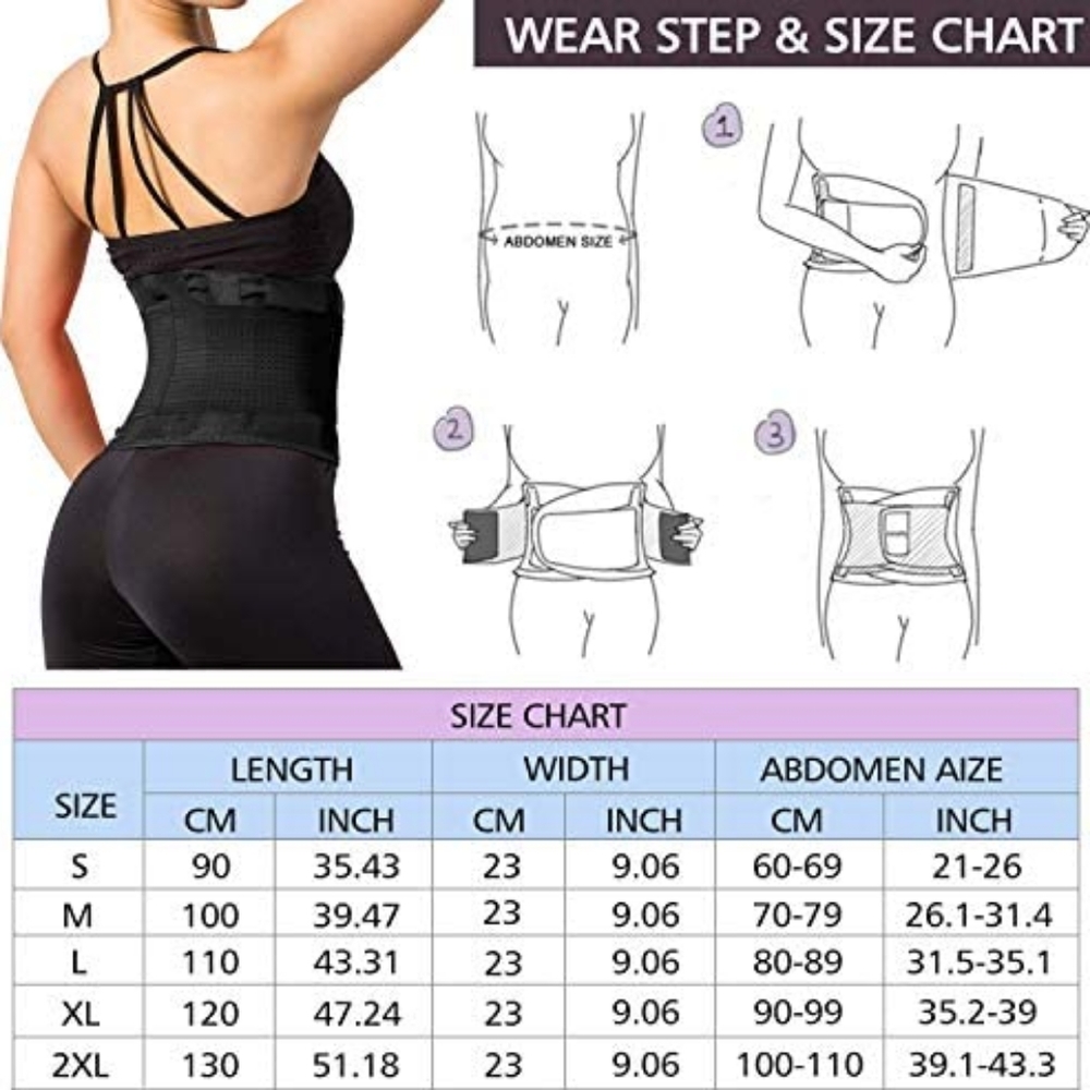 Unisex Lumbar Back Support Adjustable waist belt - Picture 7 of 7